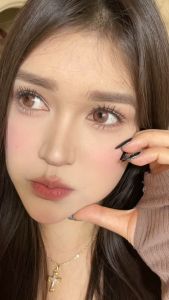 Eyeshare TURIN Brown Softlens 14.2mm Cosplay Gray 1 pasang lensa kontak berwarna soflens Contact Lens