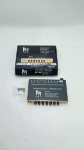 AO EQUALIZER Preamp 2 ช่อง Pre-Karaoke Pre-Mic Car Audio ช่องเสียบไมค์ 1 ปรีไมค์