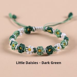 Sweet Style Daisy Handmade DIY Braided Rope Bracelet Material Kit for Couples And Best Friends Pure Gift Fresh out Fashion Accessories