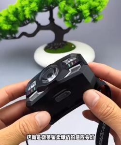 Rechargeable Headlamp with Motion Sensor Waterproof LED Headlight Flashlight 6 mode head lamp