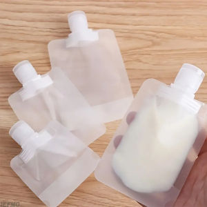 5/10Pcs Plastic Travel Toiletry Bags Portable Lotion Containers Travel Dispensing Bags Cosmetic Packaging Storage Tool