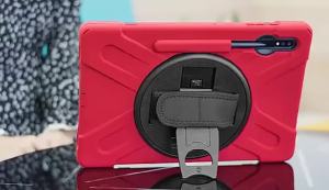 Kids Shockproof Tablet Cover For Samsung Galaxy Tab S10 S9 S8 Ultra 14.6 S7 11" Plus FE 12.4 Inch Case Shoulder Strap Funda Capa