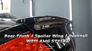 Spoiler Trunk Rear Ducktail Bagasi Mercy Mercedes Benz W211 Model AMG