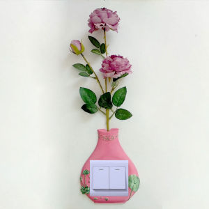 Ốp Tường Ốp Điện Ốp Ổ Cắm Điện Ốp Đèn Treo Tường Bằng Nhựa Trang Trí Phòng Khách Phong Cách Châu Âu Hàn Quốc Đính Kết Hợp Đám Cưới