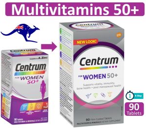 Centrum for Women 50+ Multivitamins 90 Tablets Complete from A to Zinc (Australian Version)