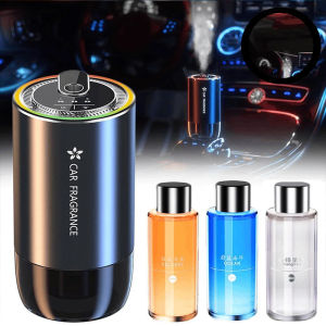 1000mAh Car Air Freshener USB ชาร์จน้ําหอม Diffuser ไฟ LED กลิ่นจําหน่ายน้ํามันหอมระเหยกลิ่น Air Refresher