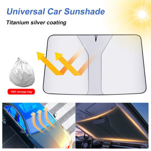 Car Windshield Sun Shade Blocks UV Rays Sun Visor Protector Foldable Anti UV Sun Front Window Sunshade Covers