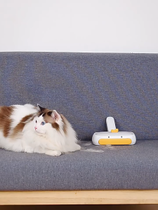 แปรงรูดขนสัตว์เลี้ยง ลายเป็ด อุปกรณ์กำจัดขน ที่เก็บขนแมว หมา แปรงเก็บขน ลูกกริ้งแมว ที่เก็บขนแมว ที่ทำความสะอาด