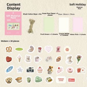 ISUKA | Soft Ins-style Gift Wrapping Paper Large Size