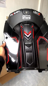 STICKER STRIPING DASHBOARD PELINDUNG DASHBOARD TANKPAD BEAT FI 2013 2014 2015 (BODY PROTECTOR DECK PAD COVER)