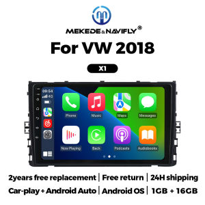 MEKEDE Android Carplay Auto Car Radio For Volkswagen VW T-Cross MQB 2018 -2020 Car Video Multimedia Player WIFI BT autoradio
