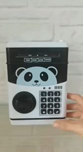 [Little B House] Cute Cat Mini ATM Electronic Piggy Bank Cash Coin Machine Money Saving Box 存钱罐 提款机 扑满 Tabung Duit - BT249