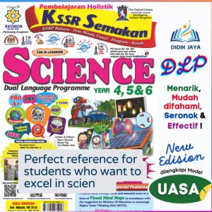 Buku Rujukan SCIENCE DLP Tahun 456 UASA Sekolah Rendah KSSR Semakan Peta Minda Komik Diagram Edisi Baharu