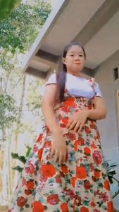 Baju Kodok Overall The Rose Ruffle / jumpsuit Dress wanita motif bunga korean style