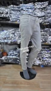 Quần jean NAM NHẠT BẠC RÁCH GỐI 211 thời trang nam mẫu mới có size đại quần bò nam fome chuẩn TDT