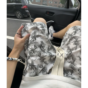 Quần Short Dệt Kim Phong Cách Mỹ Cổ Điển Mùa Hè Mỏng Nhanh Khô Thường Ngày Bãi Biển Thoáng Khí Mát Mẻ Rộng Rãi Thể Thao Quần