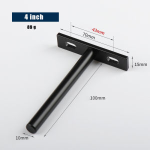 Hidden Floating Shelf Bracket Wall Shelf Kitchen Shelf Fireplace Mantel Bracket Invisible Wall Mount Bracket for Home & Office