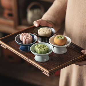 Ceramic High-Foot Multi-purpose Serving Plate