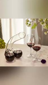 Bình Rót Rượu Thủy Tinh Borosilicate Độc Đáo Hài Hước Thiết Kế Tinh Tế Thú Vị Dụng Cụ Quầy Bar.