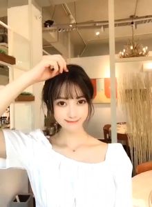 GU Hairclip Poni Depan Poni Palsu Poni depan korea Poni Clip Hairclip Poni Tipis Palsu Korea Human Hairclip Poni Extension P01