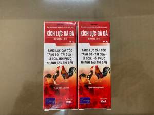 KÍCH LỰC GÀ ĐÁ 10ml-tăng lực cấp tốc tăng bo hồi phục nhanh sau thi đấu