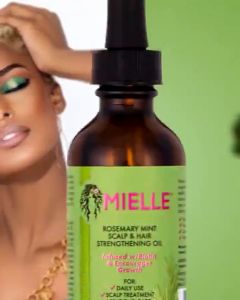 Mielle Rosemary Mint Scalp & Hair Strengthening Oil 59ml Hair Growth Treatment Serum Anti Hair Loss