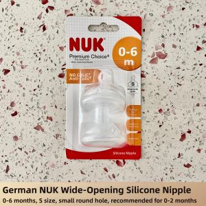Wide Opening Silicone Teat Anti Colic 2 Pcs