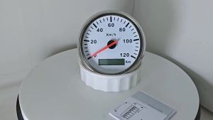 85mm Pulse Signal Speedometer Odometer 0-120KMH 0-200km/h with Red Backlight for Car Truck Motorcycle 12V 24V