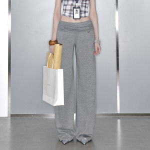 Unifree | American Style Gray Loose Fit Sweatpants