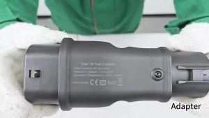Bộ Chuyển Đổi Sạc Xe Điện Kolanky 32A 7.2KW Type 1 Sang Type 2 Đầu Nối EU Dành Cho Xe Điện - Chất Liệu Nhựa ABS Bảo Hành 1 Năm