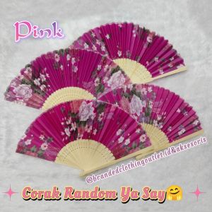 KIPAS BAMBU SANG JIT / KIPAS LIPAT IMLEK / KIPAS BAMBU TARI / KIPAS DEKORASI / FOLDING FAN WEDDING / KKM5785