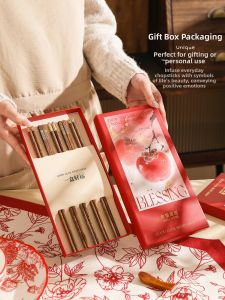 SHELI | Mildew Resistant Gift Chopsticks 5 Pairs