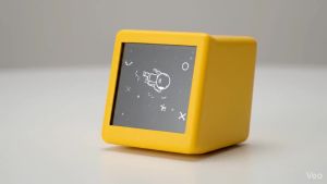 Smart Weather Desktop Clock | Full Screen Animation | Digital Photo Album | 3 Day Weather Forecast | Flip Watch | Table Decorations