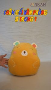 Chăn Gối Gấp Gọn 3 Trong 1 Hình Thú Đa Năng Mềm Mại Gấp Gọn