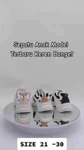 Sepatu Anak Laki Laki / Perempuan Snacker import Model Terbaru Kece  Size 21-30 bisa cod