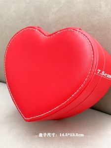 Large Capacity Heart Shaped Jewelry Box Princess Simple Hand Jewelry Storage Box Necklace Earring Organizer Box Desktop Storage