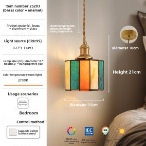 FANCY LAMP CLUB | Creative Retro Brass Bedside Lamp