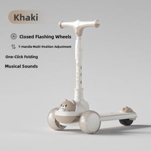 KIUMO | Convertible Foldable 3-in-1 Kids Scooter for Girls 1-3 Years Old