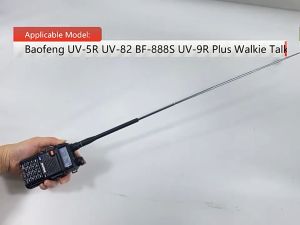 Baofeng Antenna Two-Way Radio Telescopic Rod High Gain Antenna Walkie Talkie SMA-Female BF-888s UV5R