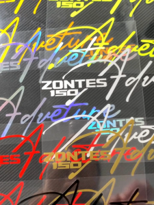 Suitable for ZONTES 150X 150V 150D 1Pair Motorcycle Fairing Head Body Waterproof Vinyl Sticker