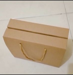 5 Paper Bag Coklat / Aesthetic Bag Hampers