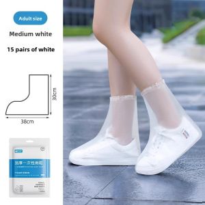 MONLEYTA | Disposable High-Tube Rain Boot Covers Thickened Plastic Waterproof Non-Slip For Rainy Days Adult And Child Size MONLEYTA X0615111043