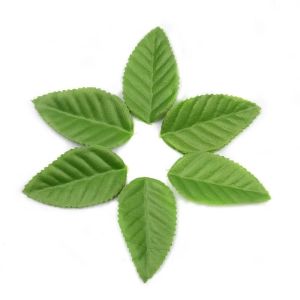 150Pcs 4.5cm Green Artificial Leaves Fake Plant for Home Room Decor Wedding Decoration Garland Rose Leaf Craft Gifts Accessories