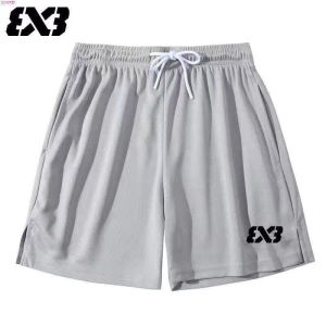 Mens Basketball Shorts 3v3 American Style Summer Sports Shorts Four-Legged Running Fitness Training Shorts Quick Dry Breathable