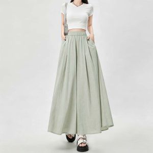 XINGJUSHE | Slim Fit Linen Blend Trousers