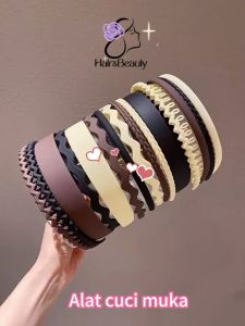 5 In 1 Bando Sirkam Rambut Bando Sets Kat Kepala Wanita Sirkam Rambut Bando Korea Sirkam Aksesoris Wanita