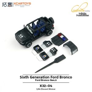 GANGJIE | Sixth Generation Ford Bronco Simulation SUV Model 1/64