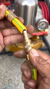 Brass Water Hose Joiner Repair Pipe Extension Water Pipe Connecto Copper High Pressure