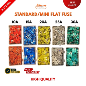 [50/100/200] FLAT FUSE STANDARD/MINI 10A 15A 20A 25A 30A HIGH QUALITY