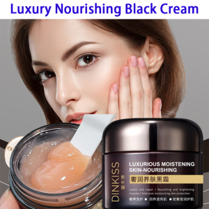 Luxury Black Face Cream 50g - Brightening Moisturizer for Dull Skin | Day & Night Hydration + Makeup Primer (Anti-Oxidant & Soothing Formula)